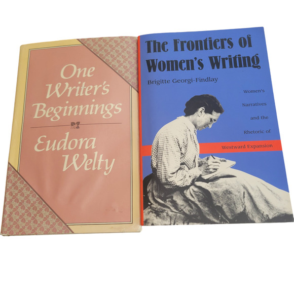 Two Books Frontiers of Womens Writing and One Writers Beginnings See Below - Picture 1 of 10